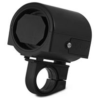 Top of top store Ultra-Loud MTB Road Bicycle Bike Bell Horn Electronic Cycle Cycling Alarm 360 Degree Rotation Cycling Hooter Siren (Black)