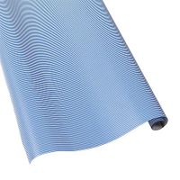 Caspari Oxford Stripe Gift Wrap Roll in Blue & White - Three 30 in x 5 ft Rolls