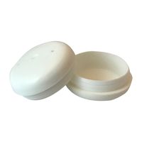 Project Patio 1-1/2 Inch Deluxe Round Cup Insert Glide End Cap for Wrought Iron Patio Furniture Table and Chair Feet (28-Pack White)