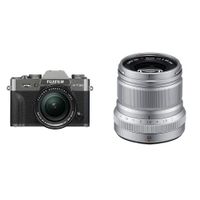 Fujifilm X-T30 XF18-55mm Kit Charcoal Silver + Fujinon XF50mmF2 R WR Lens Silver