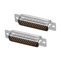 uxcell D-sub Connector Male Plug 44-pin 3-Row Port Terminal Breakout Solder Type for Mechanical Equipment CNC Computers Black Pack of 2