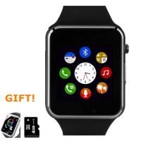 Amazqi Smart Watch, Smartwatch Phone with Camera TF Card Pedometer SIM Card Slot Music Player Compatible for IOS IPhone (Partial Functions) and Android Phone Samsung HUAWEI LG Sony for Men Women Teens