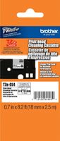 2/Pack Genuine Brother 3/4" (18mm) P-touch Cleaning Tape Cartridge for Brother PT-7600, PT7600 Label Maker