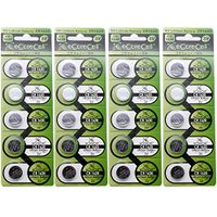eCoreCell (20pcs) CR1620 5009LC 3V 3 Volt Lithium Single Use Non-Rechargeable Button Coin Cell Battery