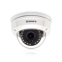 Q-camera Dome Security Camera 5MP 4 in 1 TVI/CVI/AHD/CVBS 1/2.5" Sensor 2.8-12mm Varifocal Lens Vandal-Proof 45ft 15 LEDs IR-Cut Night Vision Home Surveillance System Camera for Outdoor Indoor