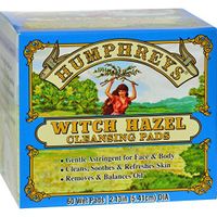 Humphreys Homeopathic Remedies Witch Hazel Clnsng Pads 60 Ct