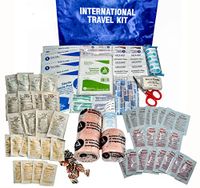 Medique Products 77501 International Traveler First Aid Kit with Polybags,Blue