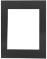 20 11x14 4-ply mat mattes BLACK for 4x6 Photo picture