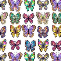 Colorful Butterfly Gift Wrapping Tissue Paper for Art DIY Crafts in Bulk # 289-10 Lg Sheets Size 20" x 30"