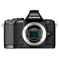 Olympus OM-D E-M5 16MP Live MOS Interchangeable Lens Camera with 3.0-Inch Tilting OLED Touchscreen [Body Only] (Black) - International Version (No Warranty) by Olympus