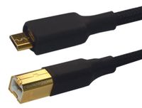 KK Cable SK-M-b HiFi 5N OFC OTG Micro USB to USB Type B for DAC etc, SK-M-b (1.5M/4.92ft)