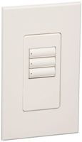 Lutron QSWS2-3BI-WH Electrical Distribution Wall Plate White