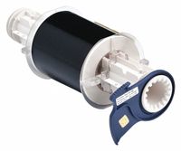 Brady 13544 PowerMark 50' Length x 4" Width, B-580 Vinyl Film, Black Indoor/Outdoor Tape