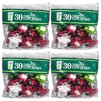 Berwick C.O. Large 4" Premium Holiday Holographic Peel N Stick, Gift Wrapping Christmas Bows (120 Bows)
