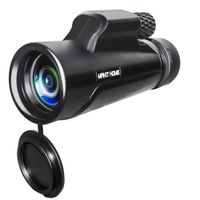 Monocular Telescope, 10x42 High Power Monocular Compact Night Vision Waterproof Shockproof Monoculars Scope for Adults Kids Bird Watching Hunting Camping, with Smartphone Holder, Tripod, Hand Strap