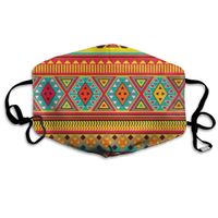 YUIOP Cool Pattern Red Printed Mask Neutral Mask for Men and Women Polyester Dust-Proof Breathable Mask