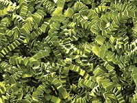 Green Tea Crinkle Cut Paper Shred 10 lb Box ~ Spring-fill Shred - WRAPS-ZF10GT