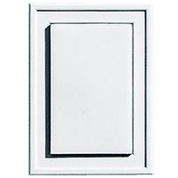 Builders Edge 130130001001 Mounting Block, White