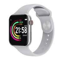 F10 Smart Watch Bluetooth Smartwatch Men Women Music Camera Heart Rate Monitor Waterproof Smart Bracelet (Silver)