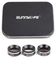 CZFRIEND Camera Lens Filter Set Accessories Hood Lens Protection for DJI MAVIC AIR Drone Quadcopter- ND8 + MUCV + CPL