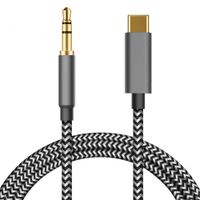 AD ADTRIP Type C to 3.5mm Audio Aux Jack Adapter USB C Male to 3.5mm Male Audio Cord Car Aux Cable Headphone Adapter for Google Pixel 2/2 XL/3/3 XL, Moto Z, Samsung Galaxy S9/S9+/S8/8 More -1m
