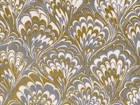 GOLD & SILVER FEATHERS 24"x833'Gift Wrap Full Ream Roll (1 unit, 1 pack per unit.)