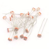 uxcell LDR Light-Dependent Resistor Photoresistor GL5539 50-100K ohm 20pcs