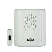 Thomas & Betts RC4120 Carlon Wireless Chime with LED Signal, 300' Distance, White