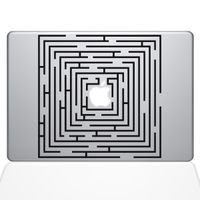 The Decal Guru Maze Runner MacBook Decal Vinyl Sticker - 15" MacBook Pro (2015 & Older) - Black (1288-MAC-15P-BLA)