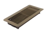 Accord ABFRBR410 Floor Register with Louvered Design, 4-Inch x 10-Inch(Duct Opening Measurements), Brown