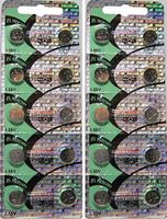20 Maxell 371 SR920SW Silver Oxide Batteries Hologram