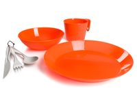 GSI Outdoors Cascadian 1 Person Table Set for Camping, Lightweight and Durable