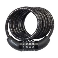 Master Lock 8114D Set Your Own Combination Bike Lock, 6 ft Long, Black