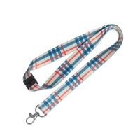 Lucky Line Lanyard with Swivel Snap, Plaid Design (C208)