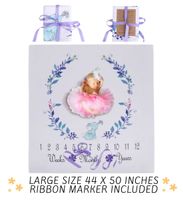 Baby Milestone Blanket for Monthly Photography- by Month Photo Prop for Boy and Girls Baby Pictures Newborn Infant Age Growth Backdrop, Unique (Elephant)