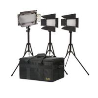 Ikan IBK23150-v3 Small Interview Dual Color Kit with 2xiLED312-V2 and 1xIB508-V2 (Black)