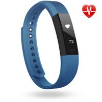 Lintelek Fitness Tracker, Heart Rate Smart Wristband, Sleep Monitor, Steps/Calorie and Distance Counter Pedometer for Android or IOS Phone