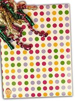 30" X 15' Many Dots Gift Wrap