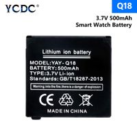 3.7V 500mAh Spare Rechargeable Li-ion Polymer Battery for Smart Watch Q18