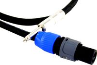 Conquest Sound N2Q14 3 3-Foot 2 Pole Speakon to 1/4-Inch 14 Gauge 2 Conductor Wire, Neutrik NL2FC and 1/4-Inch Male