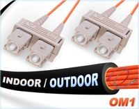 FiberCablesDirect - 250M OM1 SC SC Fiber Patch Cable | In/Outdoor 1Gb Duplex 62.5/125 SC to SC Multimode Jumper 250 Meter (820.21ft) | Length Options: 0.5M-300M | 1/10g mm upc sfp 1gbase i/o om1-sc-sc
