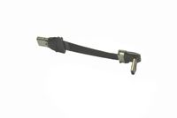 Short Soft Slim USBC Cable FPV Thin Ribbon FPC Cable USB Type C Male 90 Degree Angled up to USB Type C Female Receptacle Straight for sync and Charging FPV USB C2.0 (5CM)