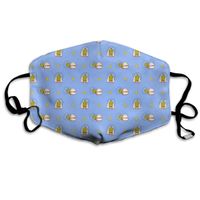 YUIOP Funny Space Turtle Printed Mask Neutral Mask for Men and Women Polyester Dust-Proof Breathable Mask