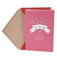 Hallmark Valentine's Day Card for Wife (Gem Heart)