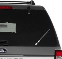 Lightsaber Jedi Knight Vinyl Decal Sticker For Wall Decor, Windows, Laptop, Car, Truck, Motorcycle, Vehicles (Size-6 inch/15 cm Tall) - (Gloss WHITE Color)