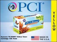 Pci Kyocera Tk-8309Y Yellow Toner Cartridge 15K Yield Made in The U.S.A. for Kyo