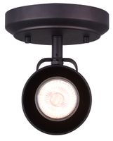 CANARM ICW622A01ORB10 LTD Polo 1 Light Ceiling/Wall, Oil Rubbed Bronze with Adjustable Head