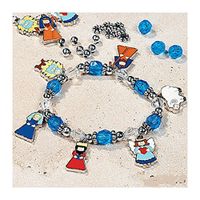 Metal Nativity Charm Bracelet Craft Kit - Makes 12