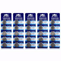 S&MO 25x 3V Lithium Button Coin Cells Batteries CR2430 ECR2430 KL2430 KCR2430 BR2430