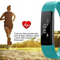 Viaste Unisex Digital Display Smart Watch, Buckle Closure Waterproof Bracelet Health Wristband